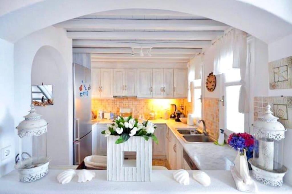 Mykonos Sea View Luxury Villa By Calypso Sunset Villas Mykonos Town Bagian luar foto